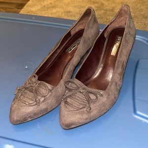 BCBG Generation Suede Wedges Size 8.5